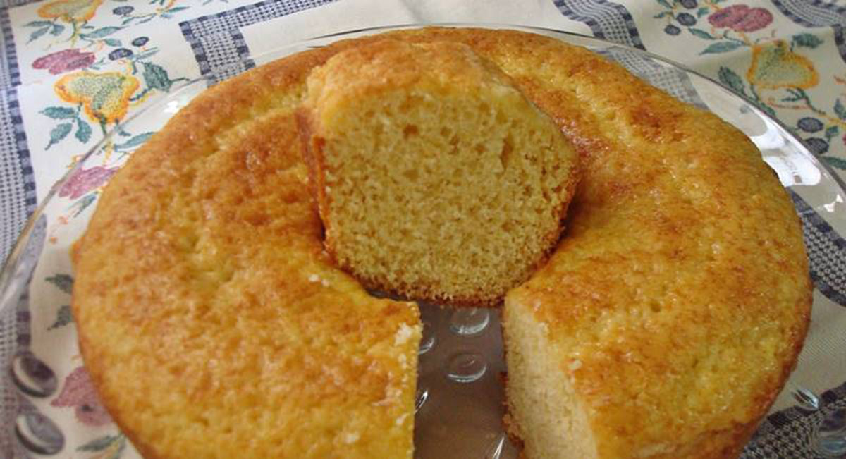 Bolo de 1 ovo