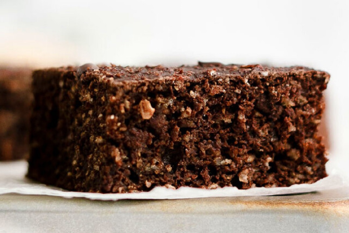 Receita rápida do bolo de chocolate com aveia